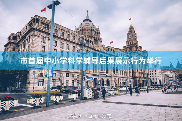 市首届中小学科学辅导后果展示行为举行